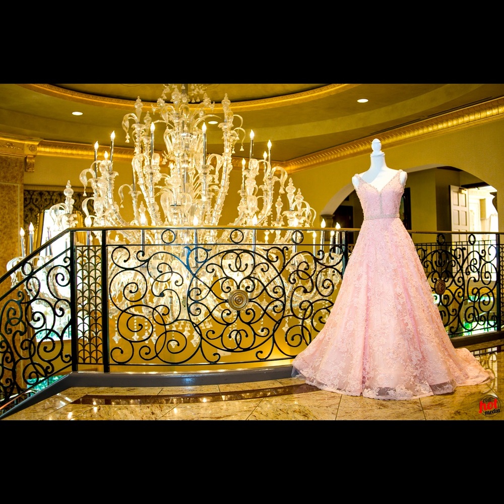 Elegant Sherri Hill ball gown.